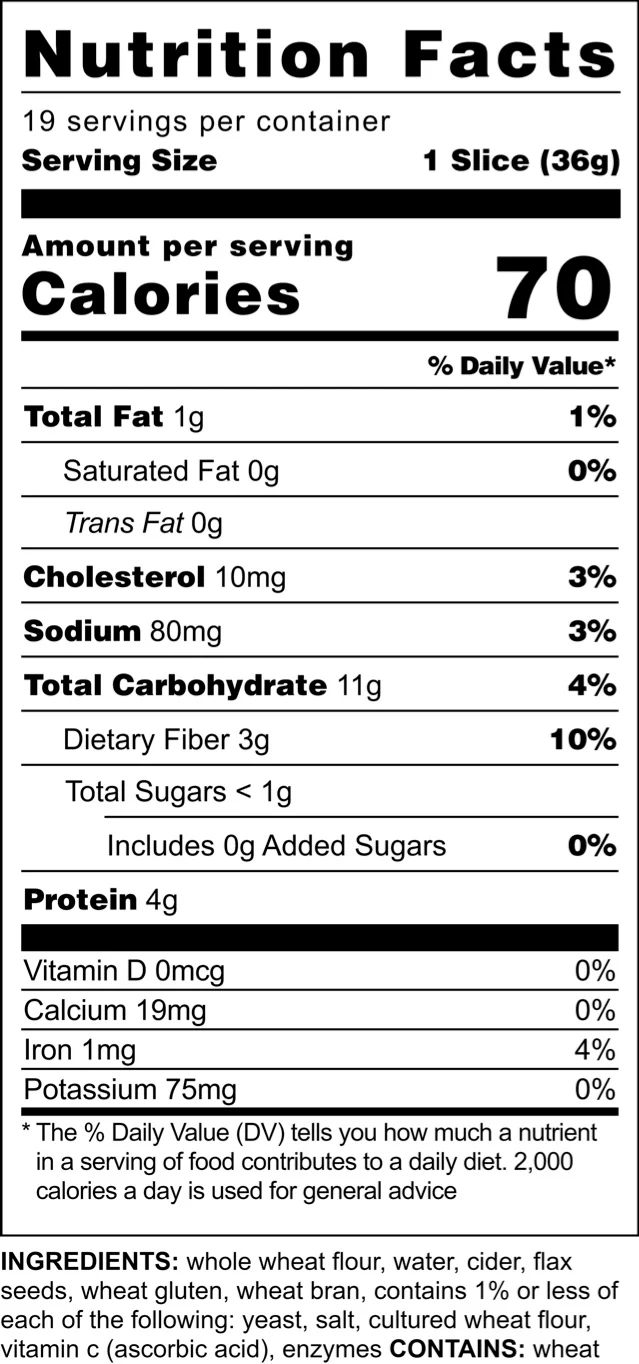 Low-Carb Whole Wheat - Bread Box - Image 3